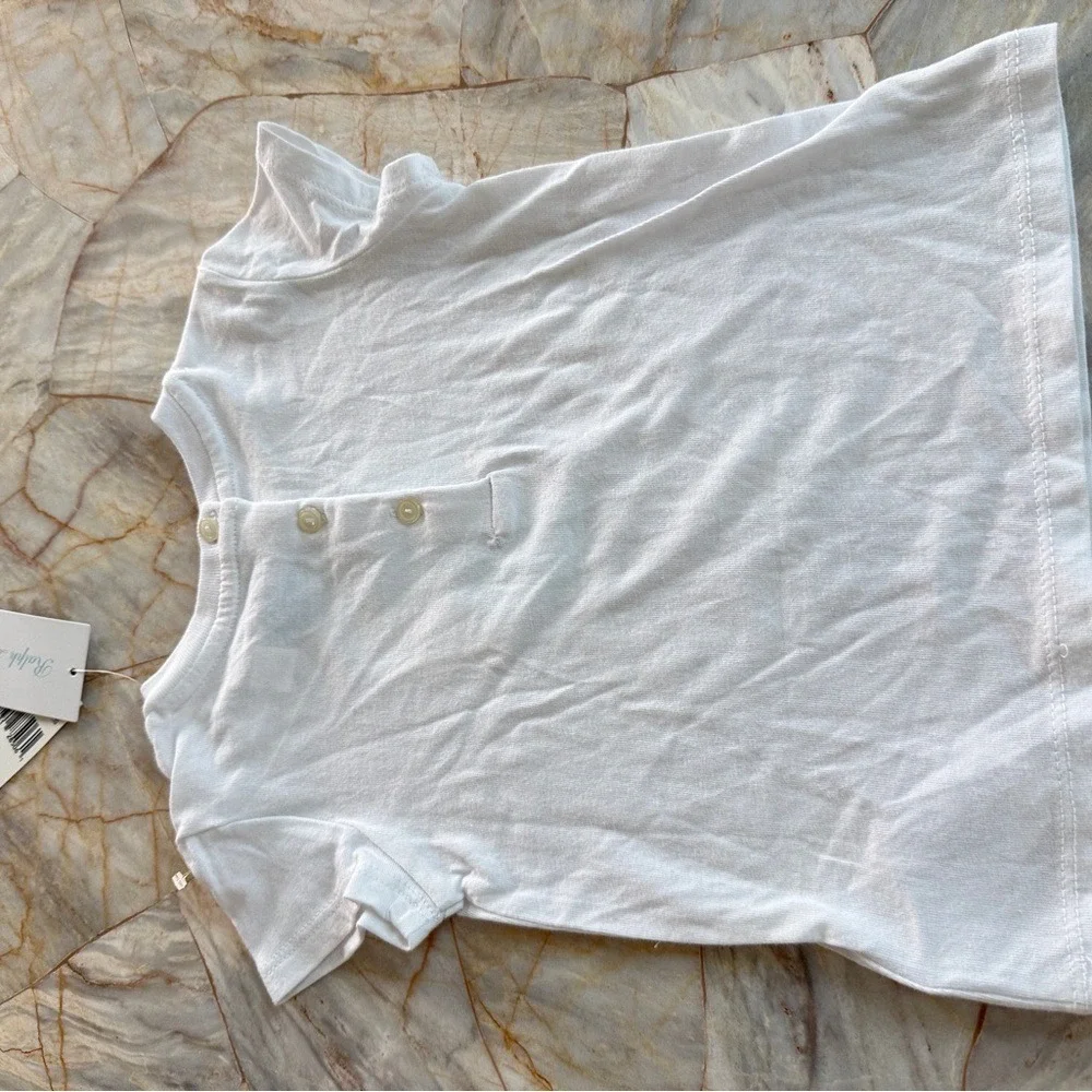 Ralph Lauren Baby Girl White‎ Heart World Map Animal Graphic T-Shirt 12M NWT